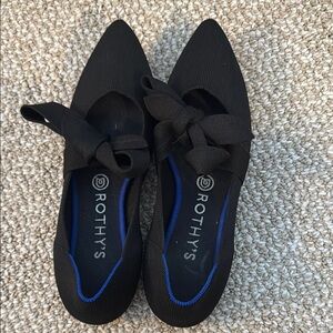Rothy's Black Flats Versatile Slip-On Loafers